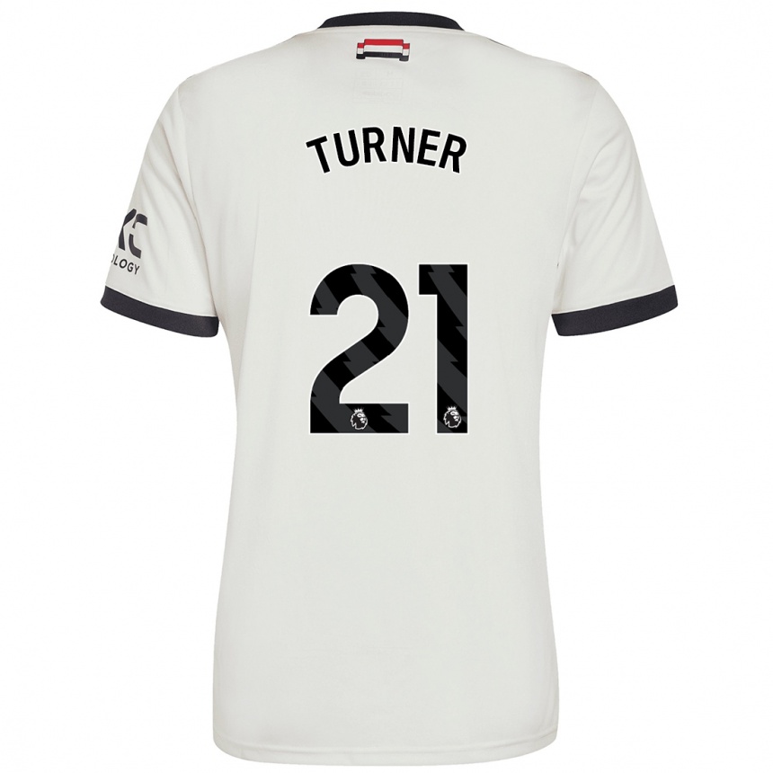 Hombre Fútbol Camiseta Millie Turner #21 Blanquecino Equipación Tercera 2024/25 México