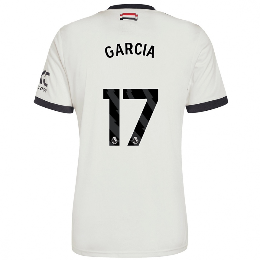 Hombre Fútbol Camiseta Lucia Garcia #17 Blanquecino Equipación Tercera 2024/25 México