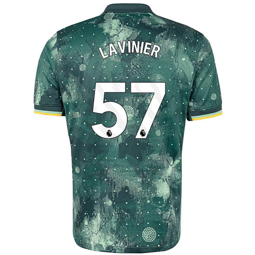 Hombre Fútbol Camiseta Marcel Lavinier #57 Verde Menta Equipación Tercera 2024/25 México