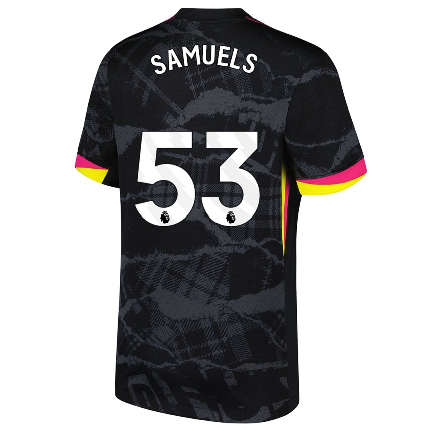 Hombre Fútbol Camiseta Ishé Samuels-Smith #53 Negro Rosa Equipación Tercera 2024/25 México