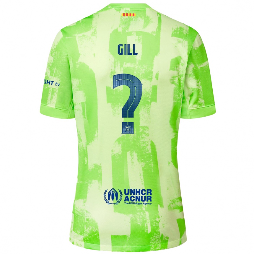 Hombre Fútbol Camiseta Adrian Gill #0 Lima Equipación Tercera 2024/25 México