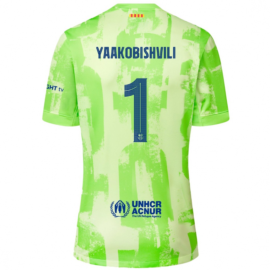 Hombre Fútbol Camiseta Áron Yaakobishvili #1 Lima Equipación Tercera 2024/25 México