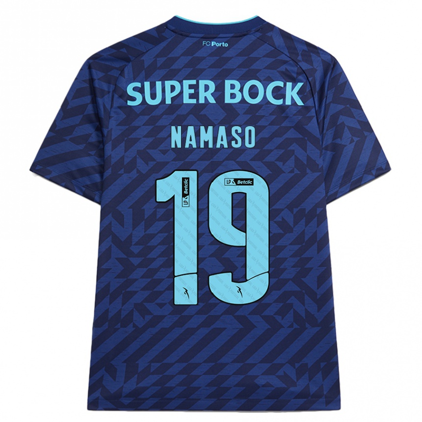 Hombre Fútbol Camiseta Danny Namaso #19 Azul Marino Equipación Tercera 2024/25 México