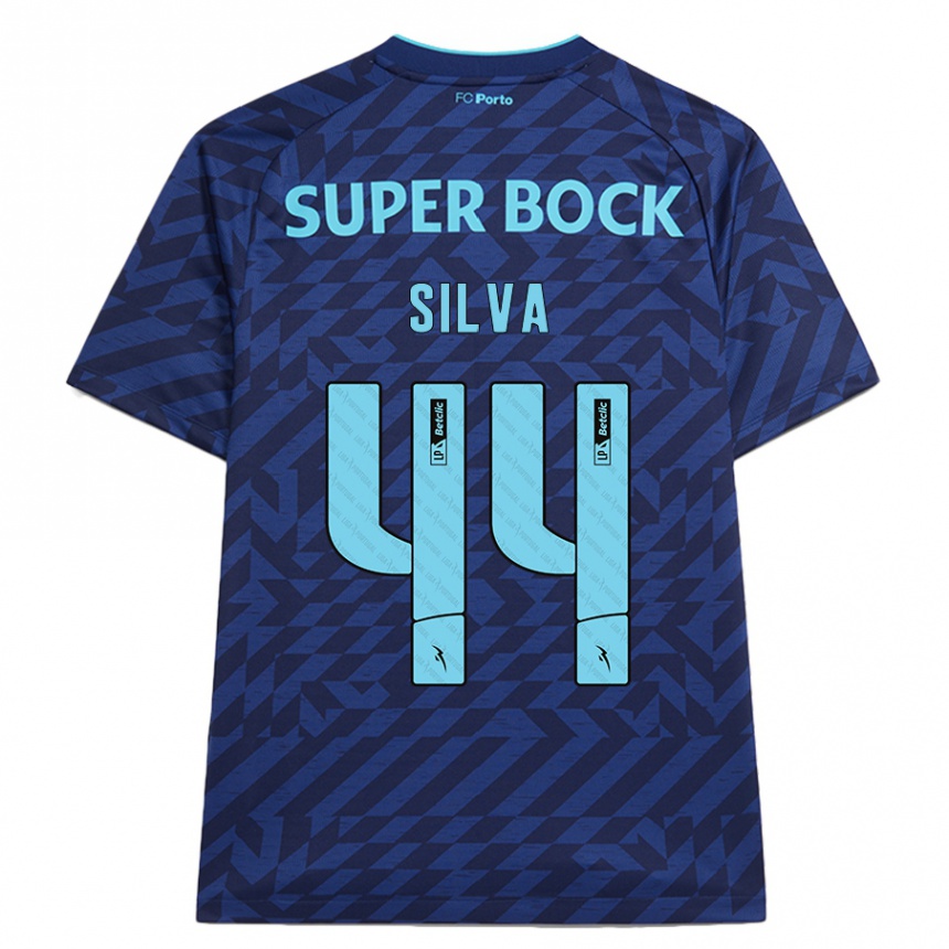 Hombre Fútbol Camiseta Felipe Silva #44 Azul Marino Equipación Tercera 2024/25 México