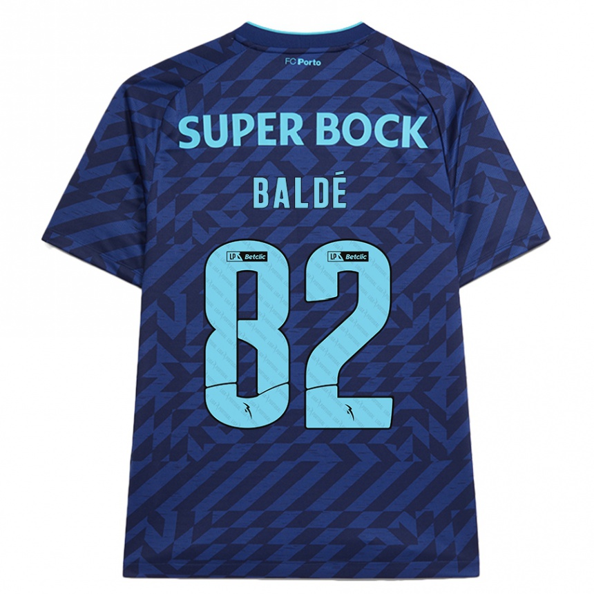 Hombre Fútbol Camiseta Alfa Baldé #82 Azul Marino Equipación Tercera 2024/25 México