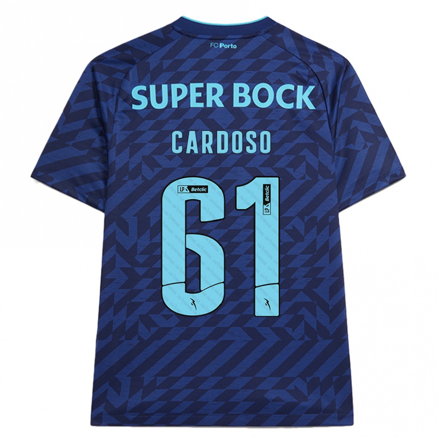 Hombre Fútbol Camiseta Ivan Cardoso #61 Azul Marino Equipación Tercera 2024/25 México