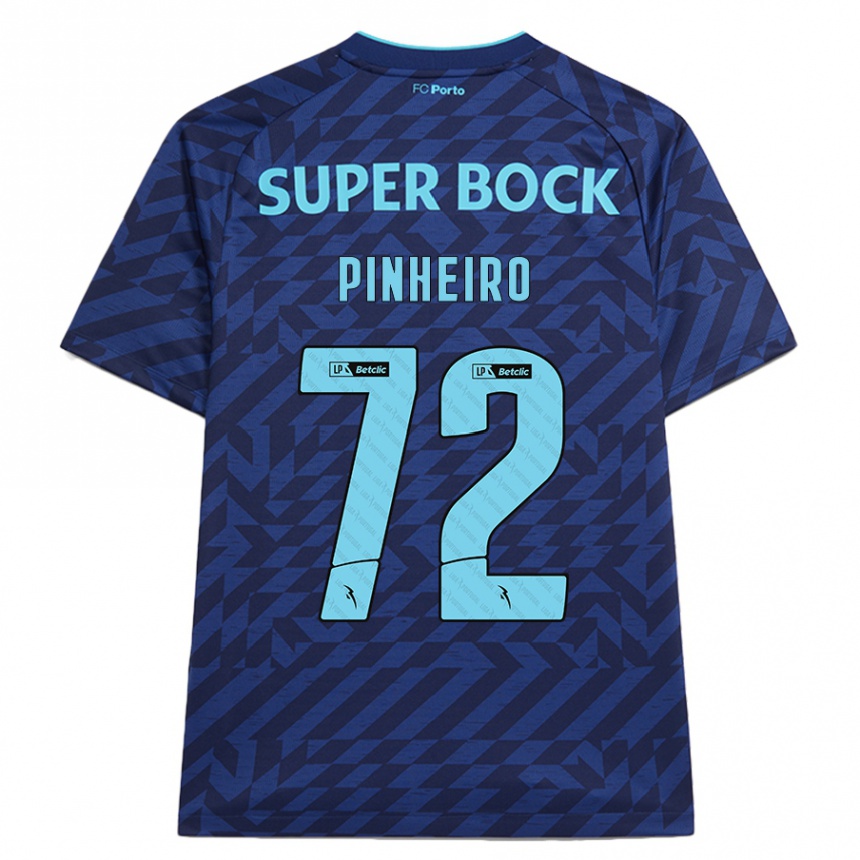 Hombre Fútbol Camiseta Rodrigo Pinheiro #72 Azul Marino Equipación Tercera 2024/25 México