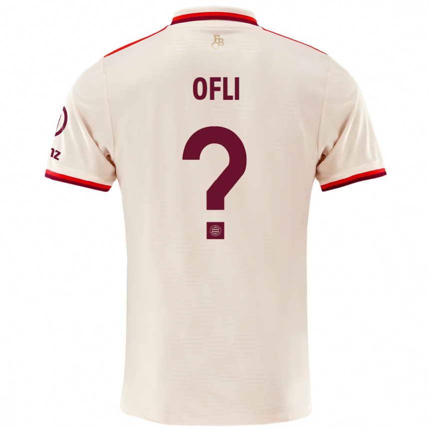 Hombre Fútbol Camiseta Deniz Ofli #0 Lino Equipación Tercera 2024/25 México