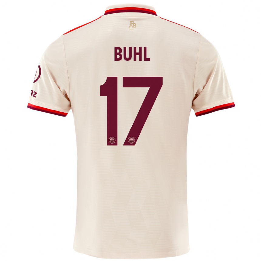 Hombre Fútbol Camiseta Klara Buhl #17 Lino Equipación Tercera 2024/25 México