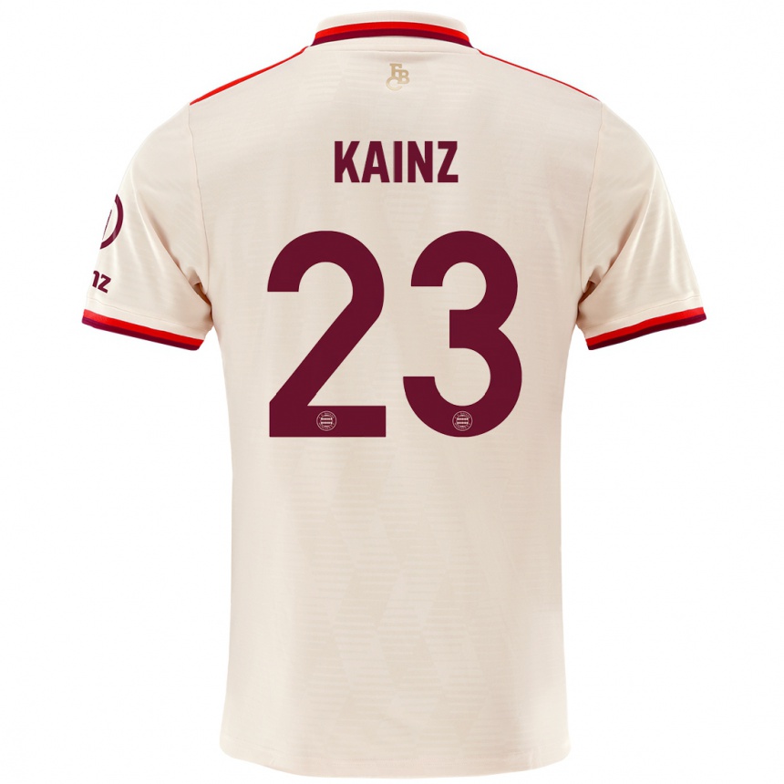 Hombre Fútbol Camiseta Manuel Kainz #23 Lino Equipación Tercera 2024/25 México