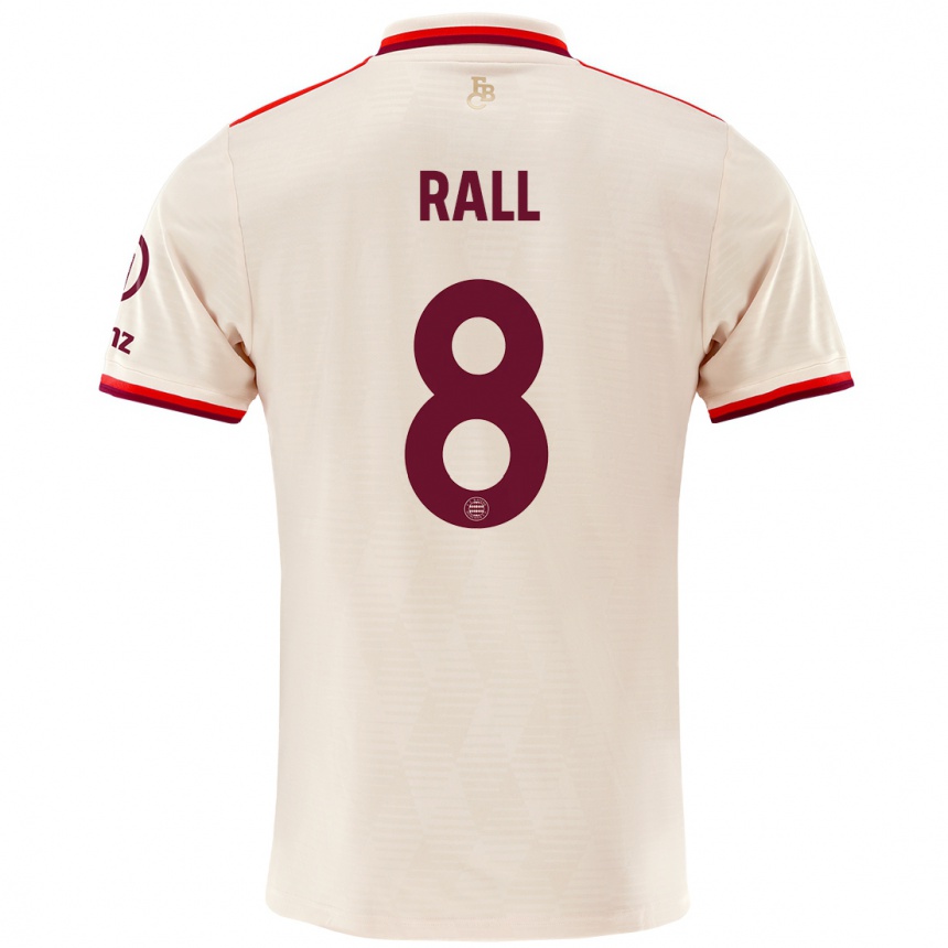 Hombre Fútbol Camiseta Maximiliane Rall #8 Lino Equipación Tercera 2024/25 México