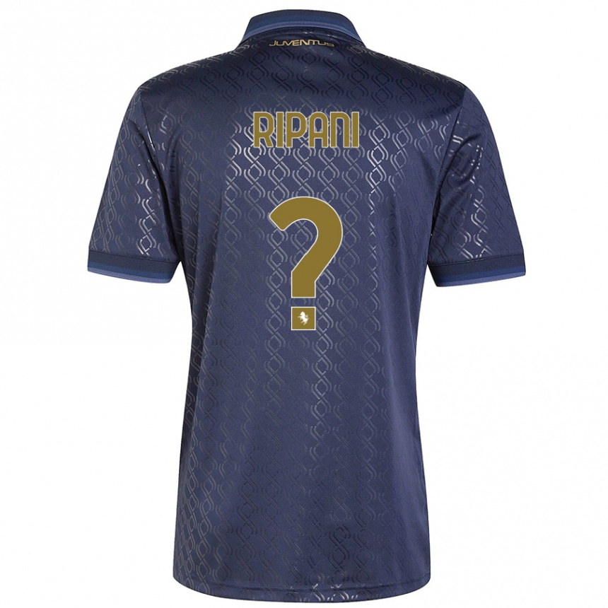 Hombre Fútbol Camiseta Diego Ripani #0 Azul Marino Equipación Tercera 2024/25 México