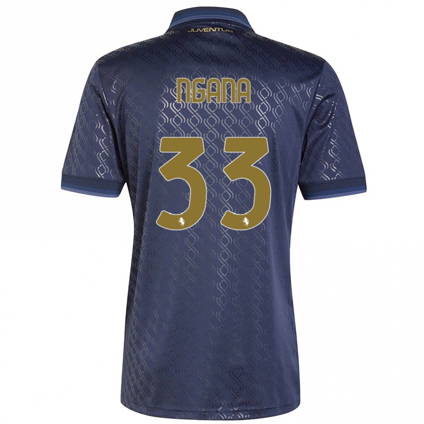 Hombre Fútbol Camiseta Valdes Ngana #33 Azul Marino Equipación Tercera 2024/25 México