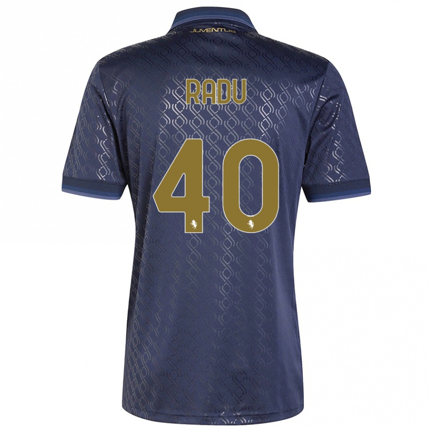 Hombre Fútbol Camiseta Riccardo Radu #40 Azul Marino Equipación Tercera 2024/25 México