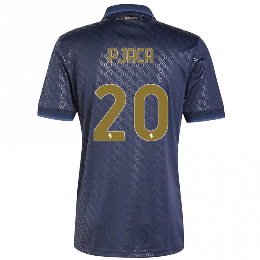 Hombre Fútbol Camiseta Marko Pjaca #20 Azul Marino Equipación Tercera 2024/25 México