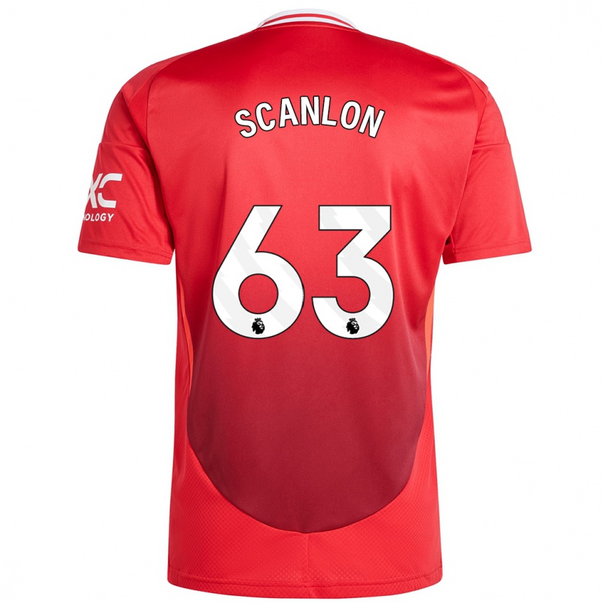 Mujer Fútbol Camiseta James Scanlon #63 Rojo Brillante 1ª Equipación 2024/25 México