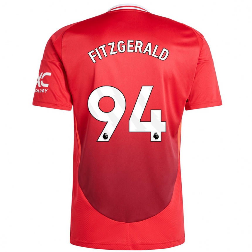 Mujer Fútbol Camiseta Jayce Fitzgerald #94 Rojo Brillante 1ª Equipación 2024/25 México