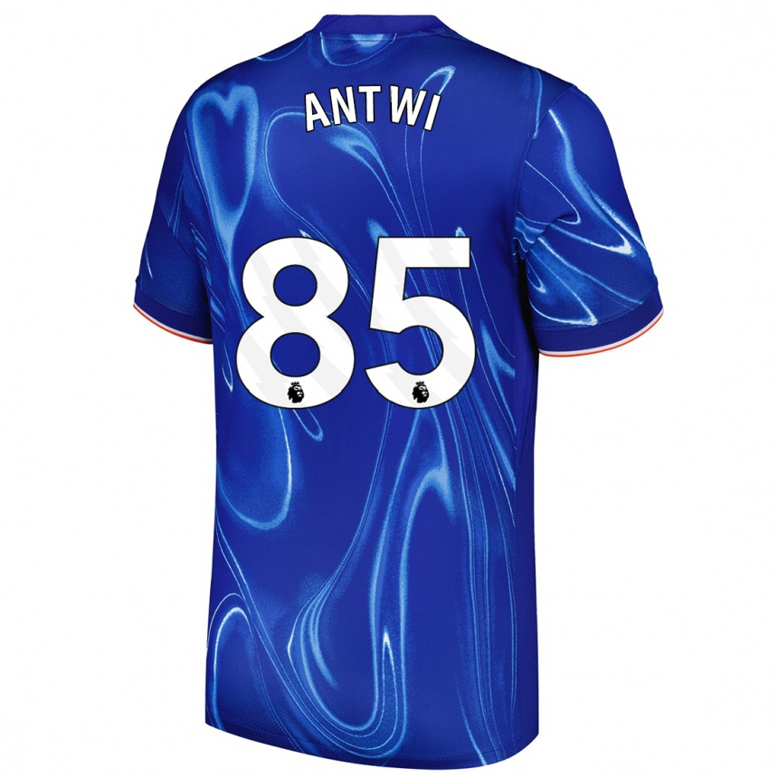 Mujer Fútbol Camiseta Genesis Antwi #85 Azul Blanco 1ª Equipación 2024/25 México