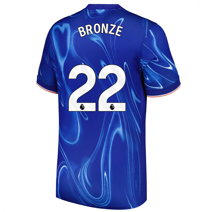 Mujer Fútbol Camiseta Lucy Bronze #22 Azul Blanco 1ª Equipación 2024/25 México