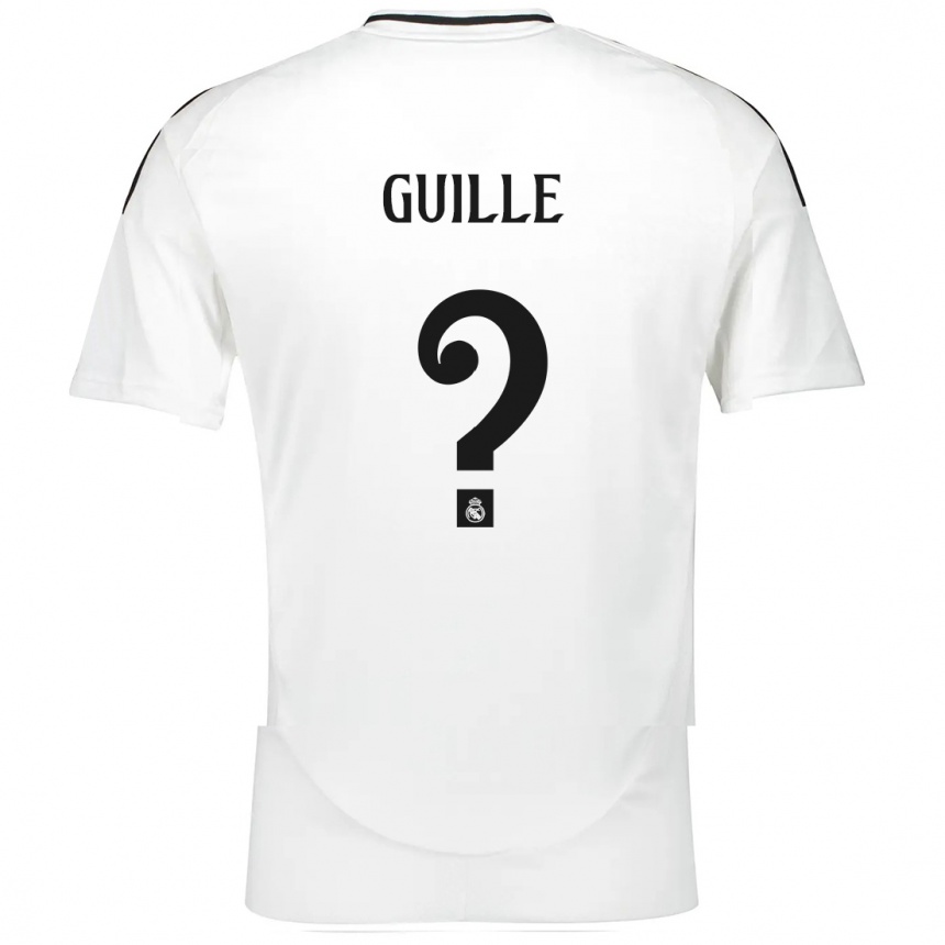 Mujer Fútbol Camiseta Guille López #0 Blanco 1ª Equipación 2024/25 México