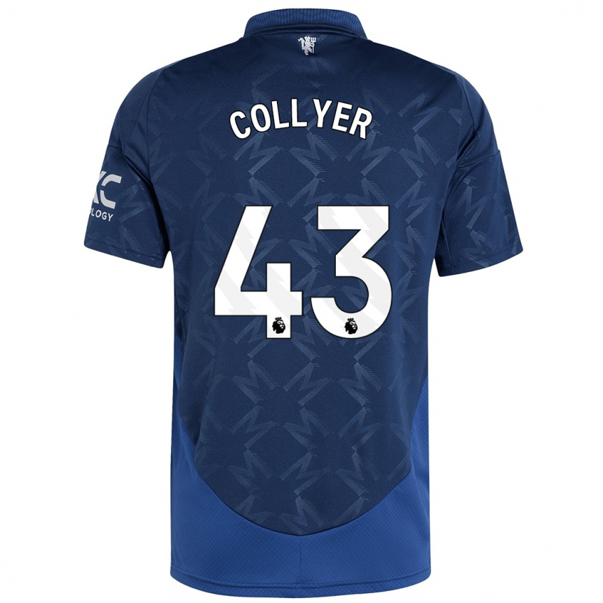 Mujer Fútbol Camiseta Toby Collyer #43 Índigo 2ª Equipación 2024/25 México