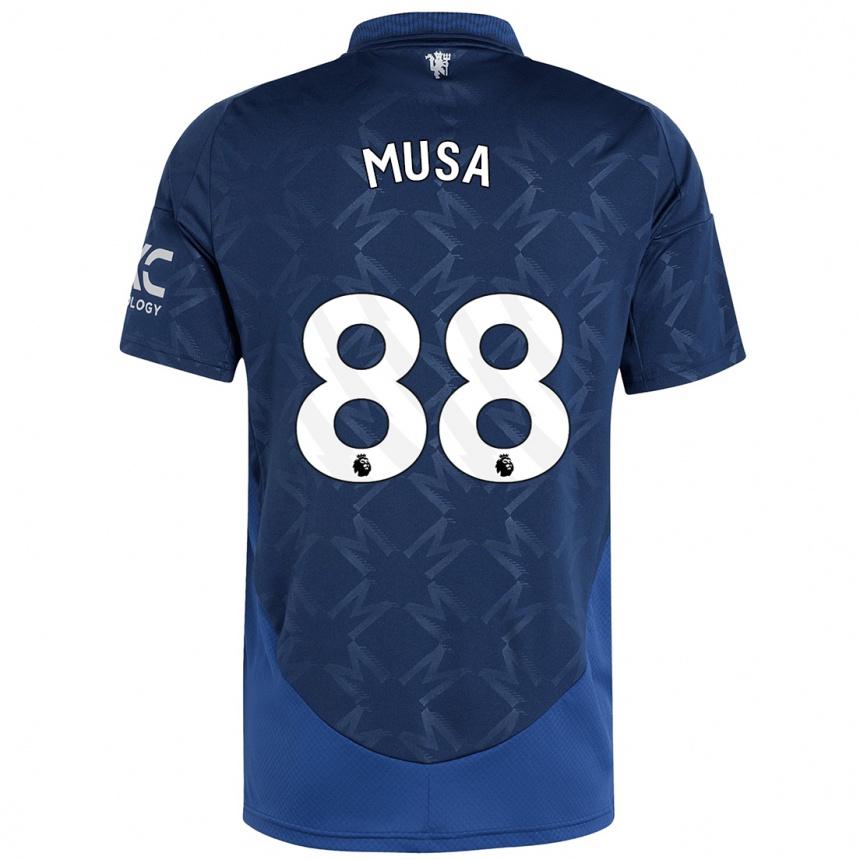 Mujer Fútbol Camiseta Victor Musa #88 Índigo 2ª Equipación 2024/25 México