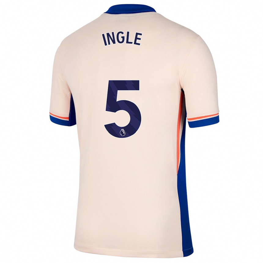 Mujer Fútbol Camiseta Sophie Ingle #5 Beige Claro 2ª Equipación 2024/25 México