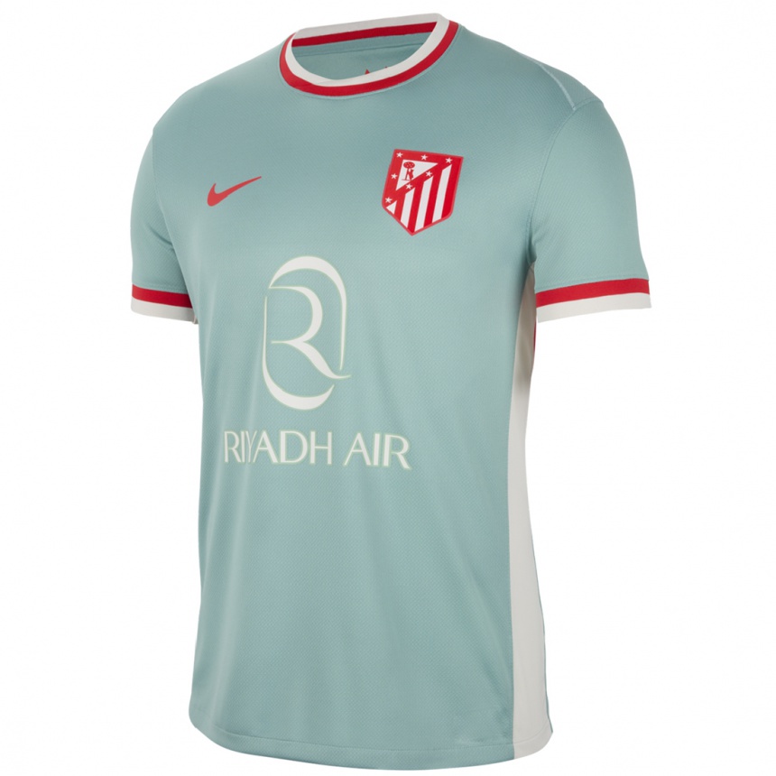 Mujer Fútbol Camiseta Yannick Carrasco #21 Beige Claro Azul 2ª Equipación 2024/25 México