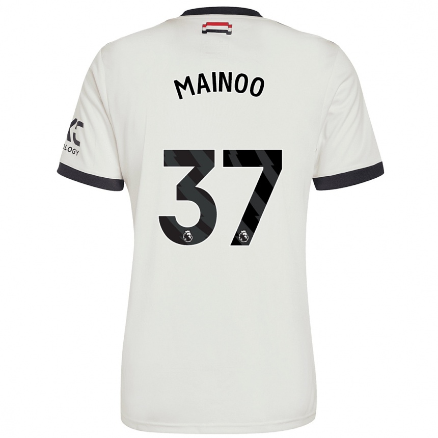 Mujer Fútbol Camiseta Kobbie Mainoo #37 Blanquecino Equipación Tercera 2024/25 México