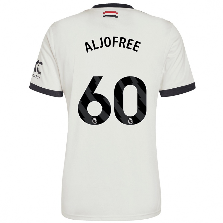 Mujer Fútbol Camiseta Sonny Aljofree #60 Blanquecino Equipación Tercera 2024/25 México