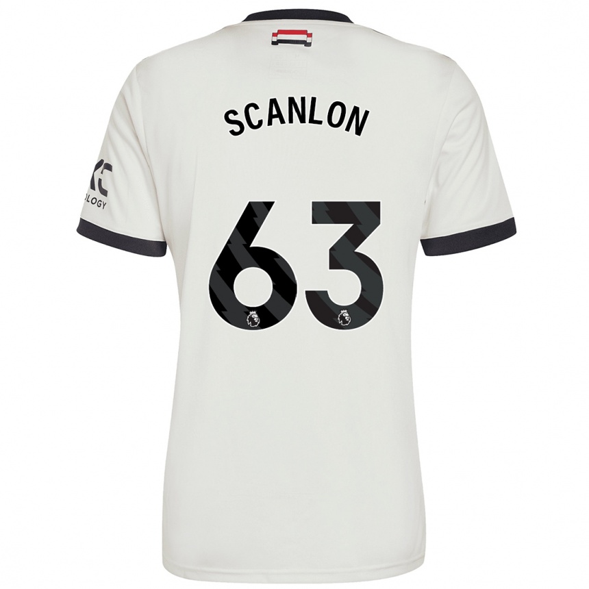 Mujer Fútbol Camiseta James Scanlon #63 Blanquecino Equipación Tercera 2024/25 México