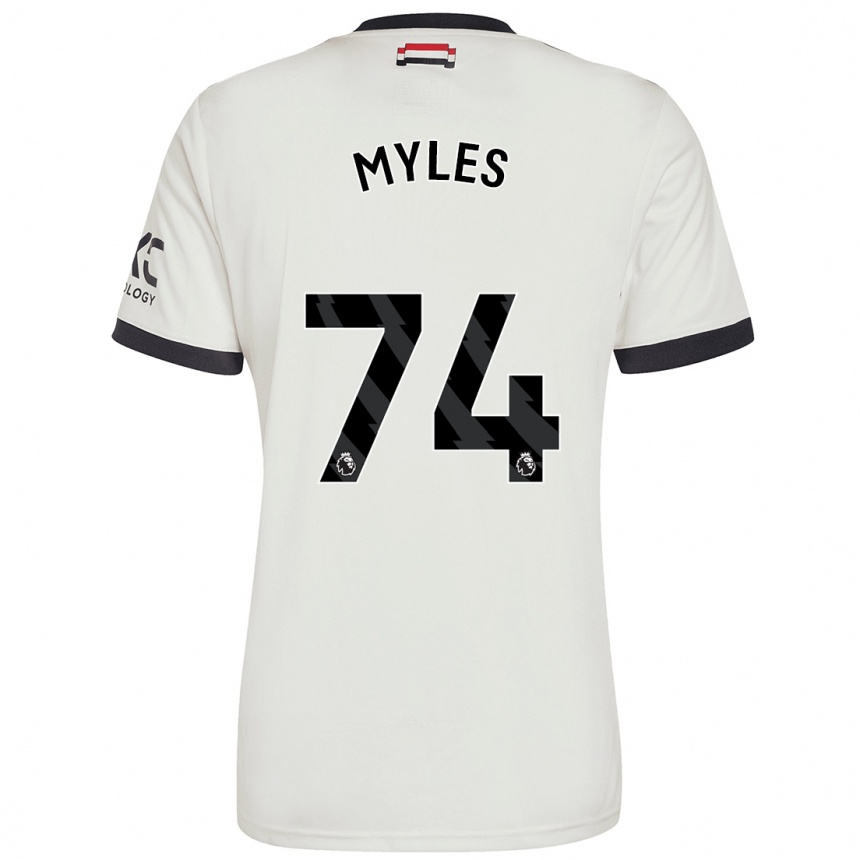 Mujer Fútbol Camiseta Tom Myles #74 Blanquecino Equipación Tercera 2024/25 México