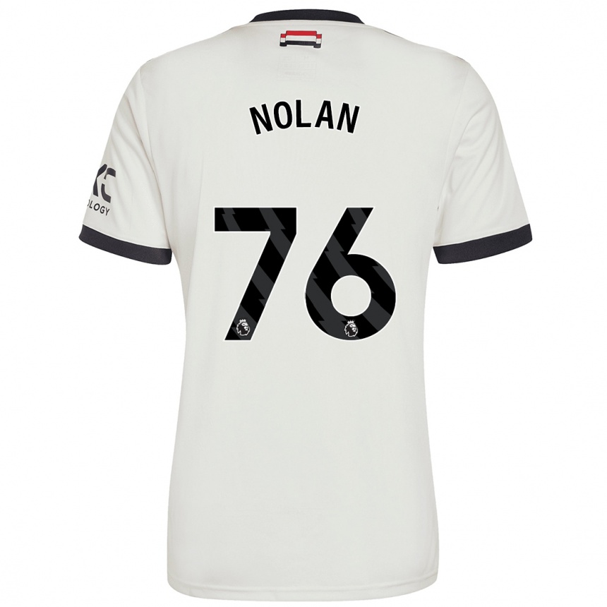 Mujer Fútbol Camiseta James Nolan #76 Blanquecino Equipación Tercera 2024/25 México