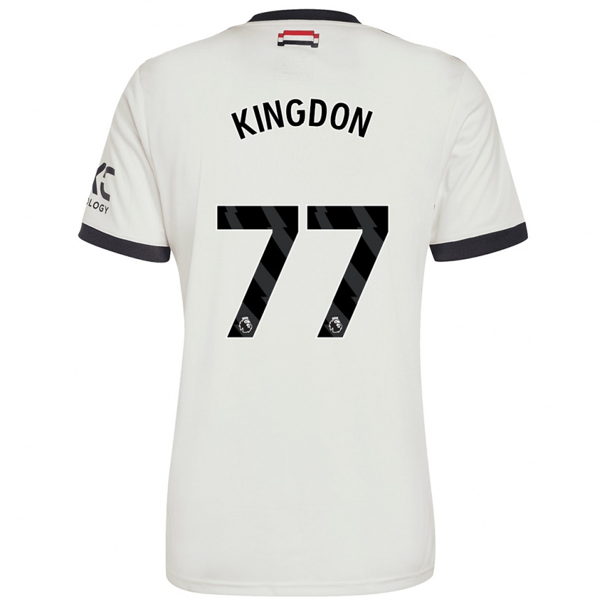 Mujer Fútbol Camiseta Jack Kingdon #77 Blanquecino Equipación Tercera 2024/25 México