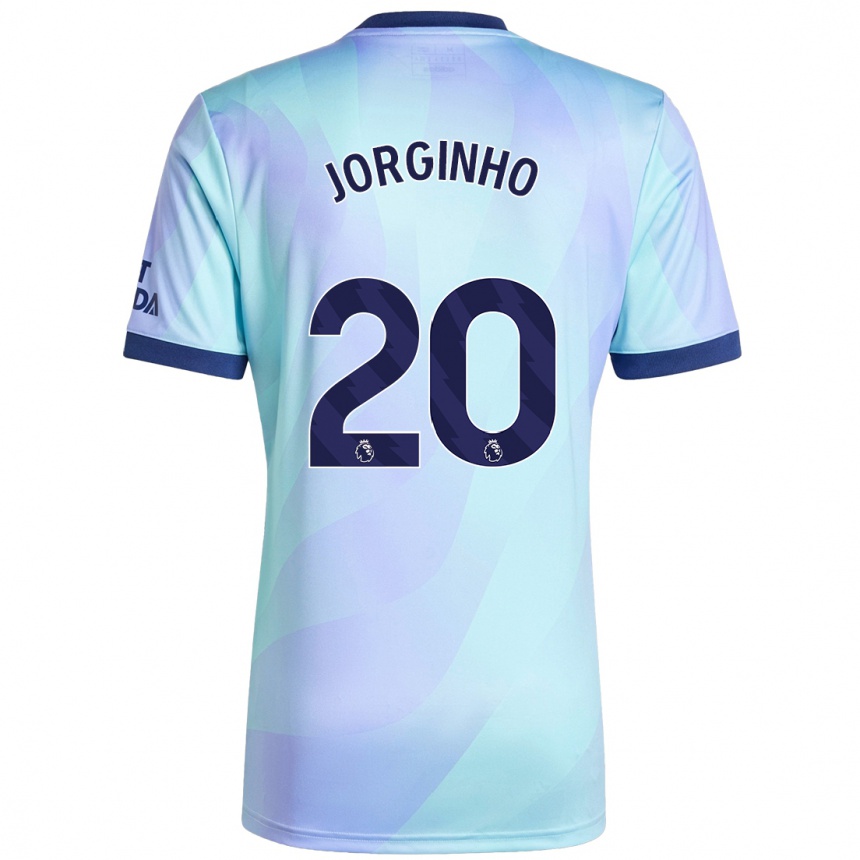 Mujer Fútbol Camiseta Jorginho #20 Agua Equipación Tercera 2024/25 México