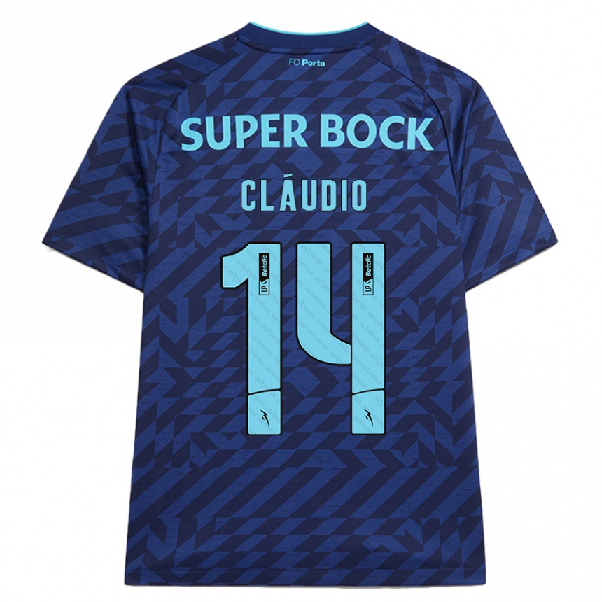 Mujer Fútbol Camiseta Cláudio Ramos #14 Azul Marino Equipación Tercera 2024/25 México