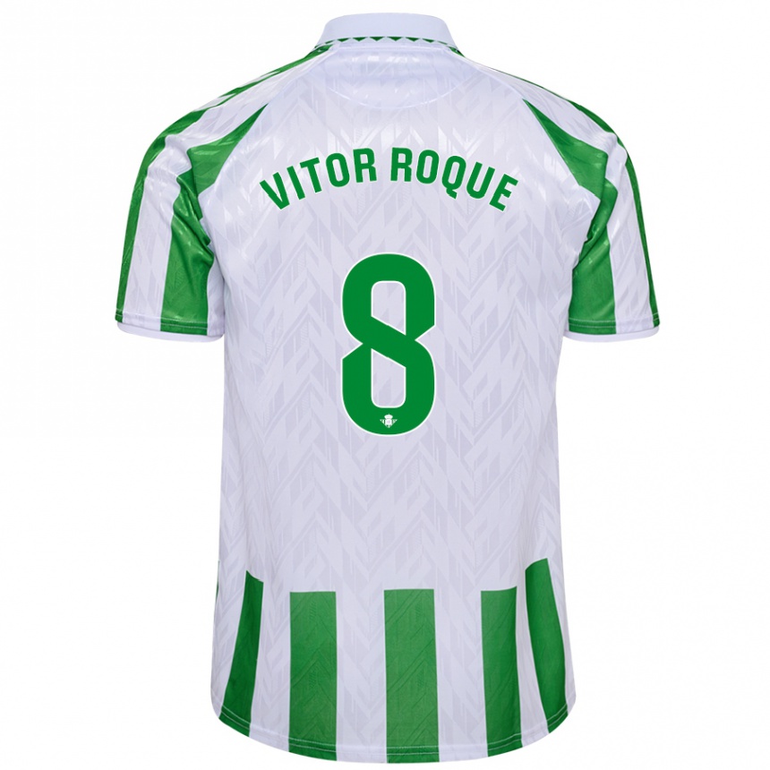 Niño Fútbol Camiseta Vitor Roque #8 Azul Rojo 1ª Equipación 2024/25 México