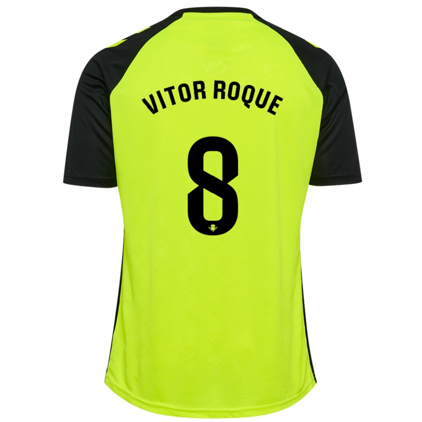 Niño Fútbol Camiseta Vitor Roque #8 Negro Rojo 2ª Equipación 2024/25 México