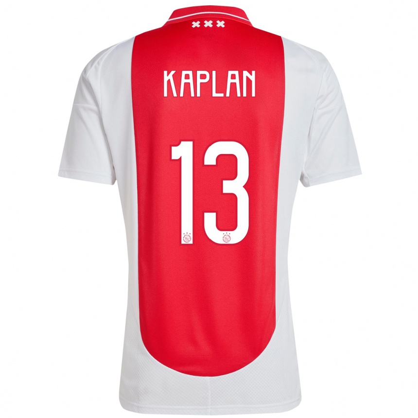 Niño Fútbol Camiseta Ahmetcan Kaplan #13 Rojo Blanco 1ª Equipación 2024/25 México