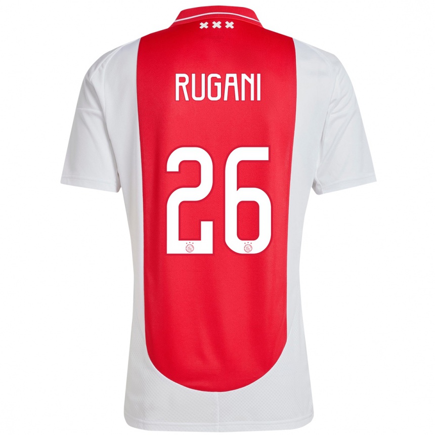 Niño Fútbol Camiseta Daniele Rugani #26 Rojo Blanco 1ª Equipación 2024/25 México