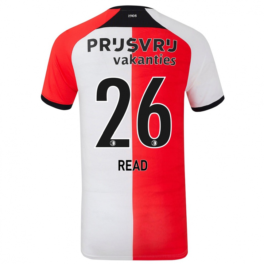 Niño Fútbol Camiseta Givairo Read #26 Rojo Blanco 1ª Equipación 2024/25 México