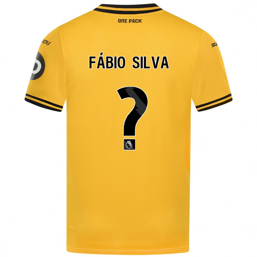 Niño Fútbol Camiseta Fábio Silva #0 Amarillo 1ª Equipación 2024/25 México