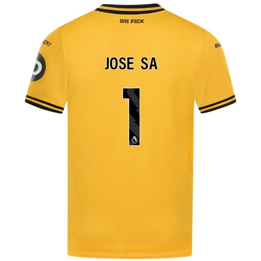 Niño Fútbol Camiseta José Sá #1 Amarillo 1ª Equipación 2024/25 México