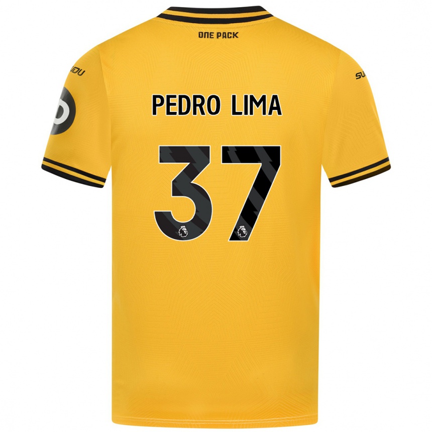 Niño Fútbol Camiseta Pedro Lima #37 Amarillo 1ª Equipación 2024/25 México