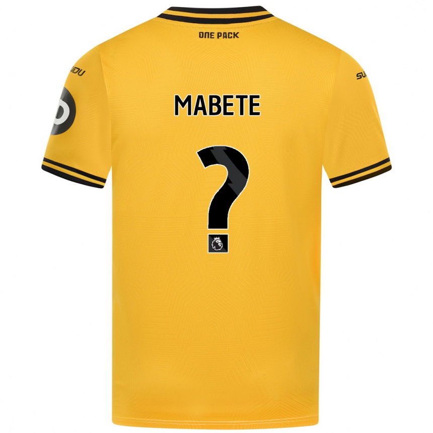 Niño Fútbol Camiseta Filozofe Mabete #0 Amarillo 1ª Equipación 2024/25 México