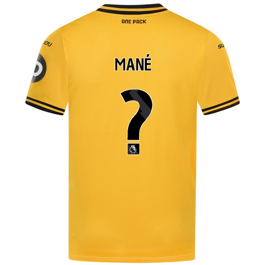 Niño Fútbol Camiseta Mateus Mané #0 Amarillo 1ª Equipación 2024/25 México