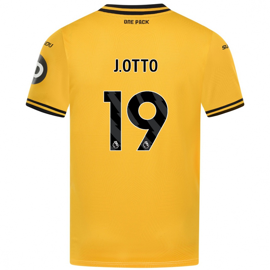 Niño Fútbol Camiseta Jonny Otto #19 Amarillo 1ª Equipación 2024/25 México