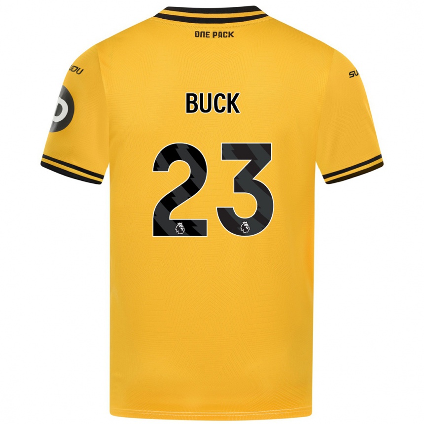 Niño Fútbol Camiseta Alex Buck #23 Amarillo 1ª Equipación 2024/25 México