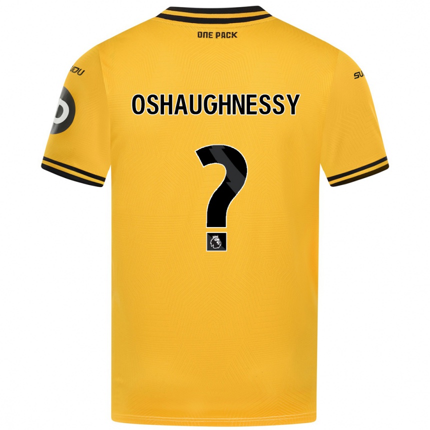 Niño Fútbol Camiseta Joe Oshaughnessy #0 Amarillo 1ª Equipación 2024/25 México