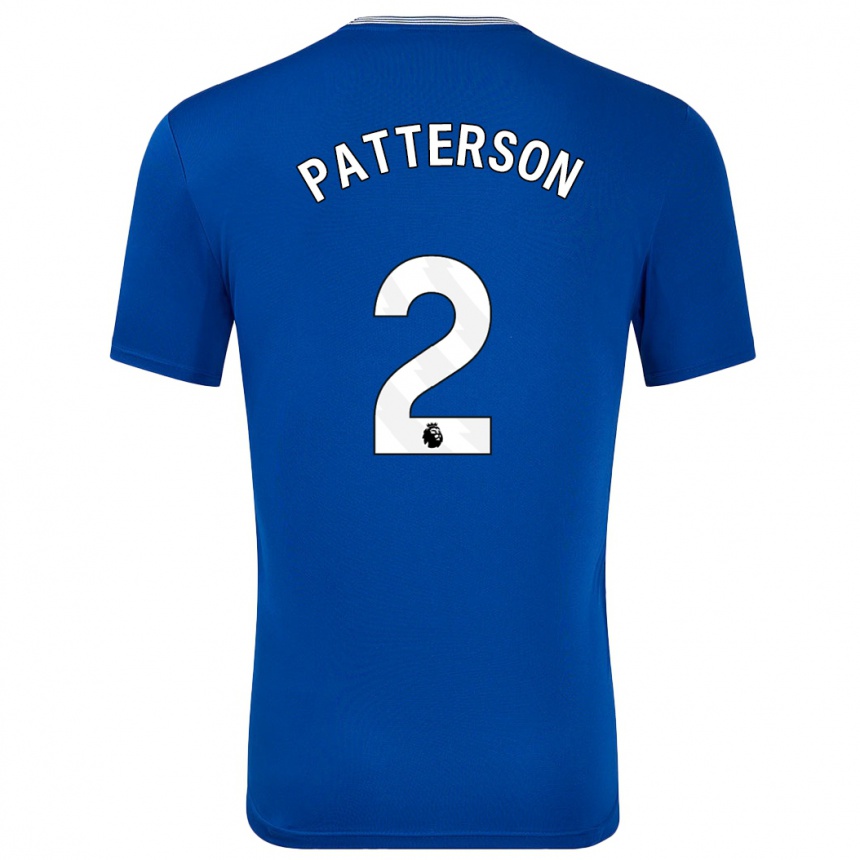 Niño Fútbol Camiseta Nathan Patterson #2 Azul Con 1ª Equipación 2024/25 México